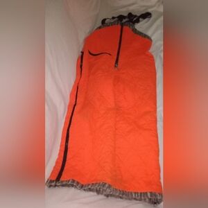 Mount N Prairie Reversible Hunting Orange Camouflage Insulated Bibs Size XL